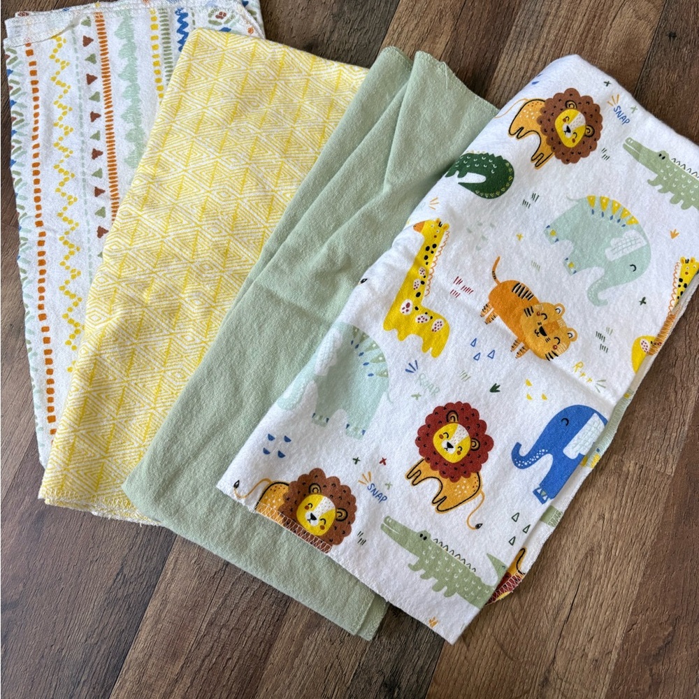 Colorful Baby Animal Print Blankets